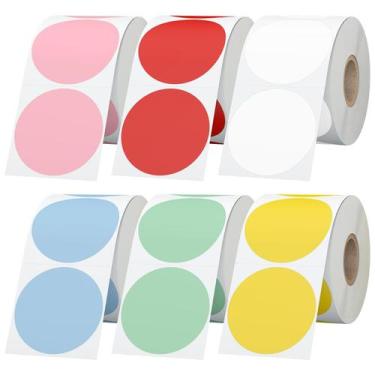 Imagem de Etiquetas Adesivas Térmicas StickerTag - 6 Rolos com 4500 Etiquetas (2