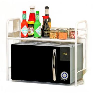 Imagem de Prateleira Organizadora Wokex para Micro-ondas e Especiarias - Branca