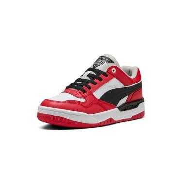 Imagem de PUMA Tênis masculino retrô Rebound, Puma Preto - vermelho para todos os tempos, 45