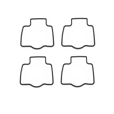 Imagem de Kit de reparo de carburador de motocicleta, junta de agulha flutuante, diafragma a vácuo compatível com ZZR400 ZX400 1990-2006 ZZR ZX 400 (4 peças)