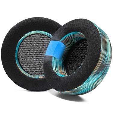 Imagem de WC Freeze Virtuoso - Almofadas De Substituição Em Gel Resfriamento Tecido Híbrido Para Headset Gamer Corsair Virtuoso, Fabricadas Pela Wicked Cushions, Com Maior Durabilidade, Espessura E Isolamento