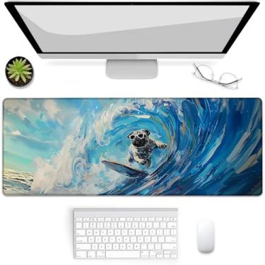 Imagem de VANZEV Mouse pad engraçado para jogos de pug, tapete de mouse, tapete de mesa, base de borracha antiderrapante para computadores, laptop, escritório, escola, acessórios de casa, presentes de decoração