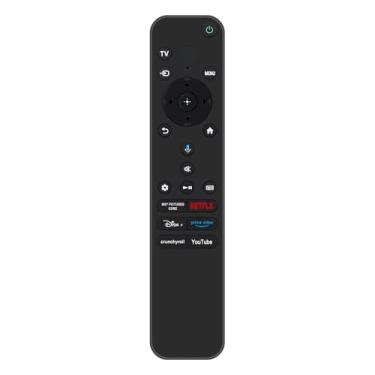 Imagem de Allimity Controle remoto de voz de substituição RMF-TX920U para Sony Bravia TV K-43S30 K-50S30 K-55S30 K-55XR70 K-55XR80 K-65XR80 K-65S30 K-75S30 K-85XR70 K-65XR70 K-65XR90 K-75XR9 0 K-75XR70 K-77XR80