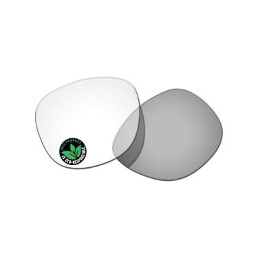 Imagem de Raydi Lentes de reposição de policarbonato para óculos de sol Ray-Ban Meta Wayfarer RW4008 53 mm - fotocromático transparente - não polarizado