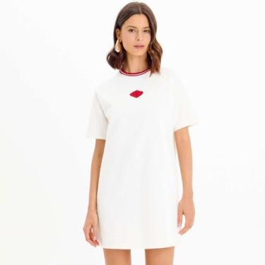 Imagem de Vestido Easy Lança Perfume Patch In25 Off White Feminino, M