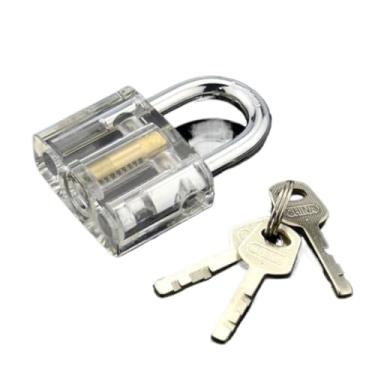 Imagem de Trava de acrílico transparente | Capa transparente à prova d'água e antiestática | O núcleo de bloqueio de aço inoxidável é resistente à corrosão | Caixa de medidor elétrico, armário de sala de