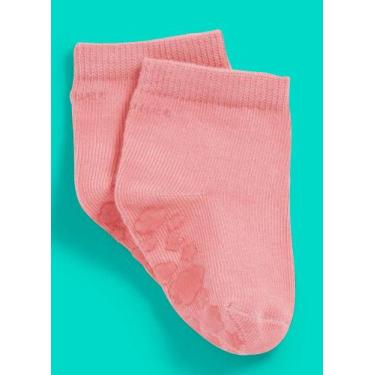 Imagem de Meia Soquete Bebê Antiderrapante Lisa - Puket, 23 A 27