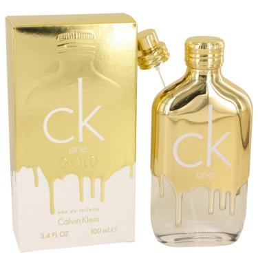 Imagem de Col. Masculina Ck One Gold Calvin Klein 100 Ml