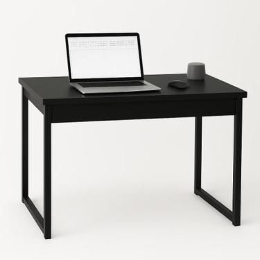 Imagem de Escrivaninha Industrial Plus Mesa Home Office Preto - Rede Móveis