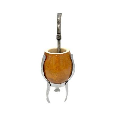 Imagem de Kit Uruguaio: Cuia + Bomba + Tripé - Michelon