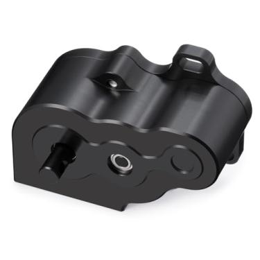 Imagem de WEFEINO Aluminum LCG Center Gearbox Transmission Box Low Speed Gearbox with Motor Gear Upgrades Part for 1/10 Axial SCX10 RC Crawler Car