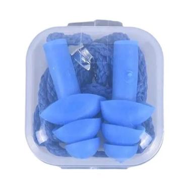 Imagem de Tampões De Ouvido De Silicone Com Redução De Ruído, Natação, Mergulho,