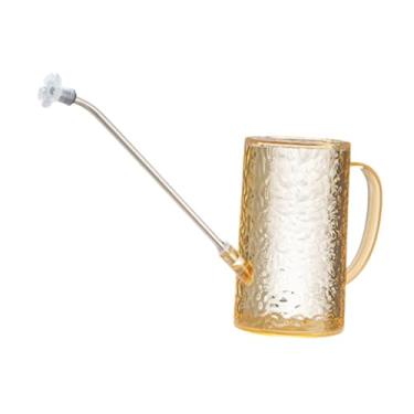 Imagem de Bothyi Regador, regador, alça ergonômica, bico longo, aspersor interno, cabeça removível para áreas externas, pátio e jardim, Marrom