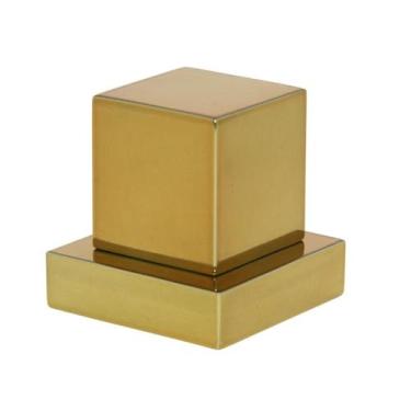 Imagem de Acabamento Registro Volante Quadrado P/ Docol Metal Dourado - Montelar