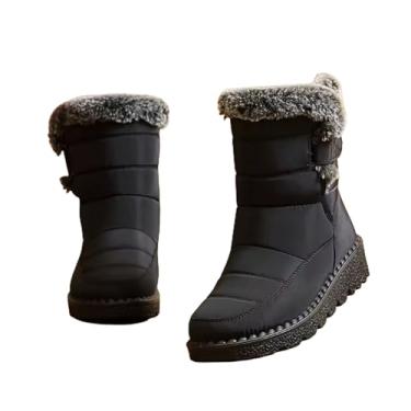 Imagem de Bota Feminina Inverno Forrada com Pelúcia – Macia, Antiderrapante, Cano Médio Tamanhos 34 35 36 37 38 39 40 – Escolha o número que calça e nos envie uma mensagem