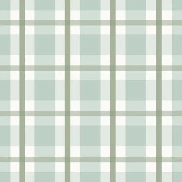 Imagem de Papel De Parede Revoada Xadrez Verde Menta 4449