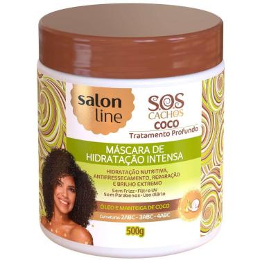 Imagem de Máscara Capilar Salon Line SOS Cachos Óleo De Coco Hidratação Absoluta 500g