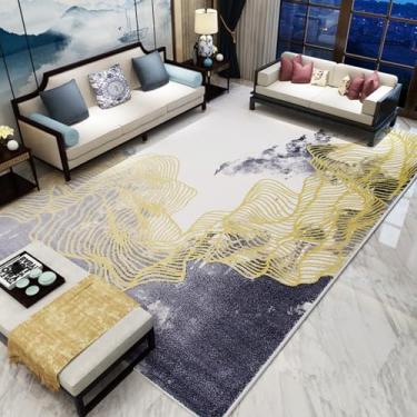 Imagem de Tapetes leves e luxuosos para decoração de quarto, sala de estar, área grande, tapete macio e fofo para sala de estar, tapete grosso e felpudo para estudo (180x280 cm/P)