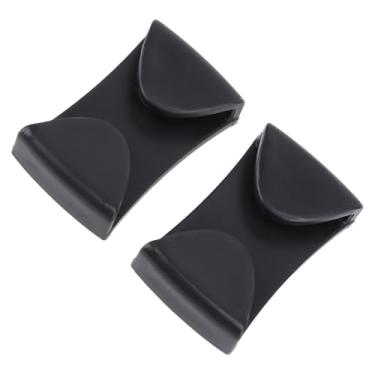 Imagem de Fafeicy Ski Goggle Clips 2PCS Ski Helmet Clamp ABS Plástico Fácil Instalar Inverno Sports Goggles Fixer para Esqui Snowboard (Preto)