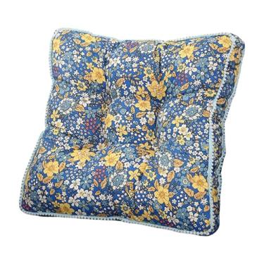 Imagem de Whtkoph Almofada para Cadeira Quadrada, Almofada para Cadeira, Lareira, Canto de Leitura, Almofada para Ambientes Internos, 16 X 16 Polegadas, Decorat, Style E, Tamanho real