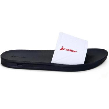 Imagem de Chinelo Juvenil Rider Slide Street - Azul e Vermelho, 31