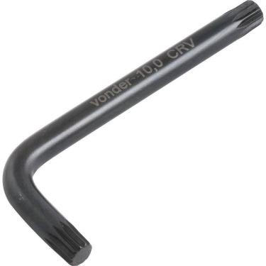 Imagem de Chave Multidentada 12mm Tipo L Curta Cromo Vanádio - Vonder