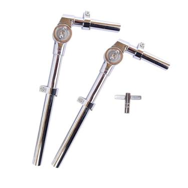 Imagem de Fenteer Suporte de bateria, suporte para de tom, acessório de substituição para instrumento musical, de montagem, braçadeira de percussão para concerto, 2 Peças