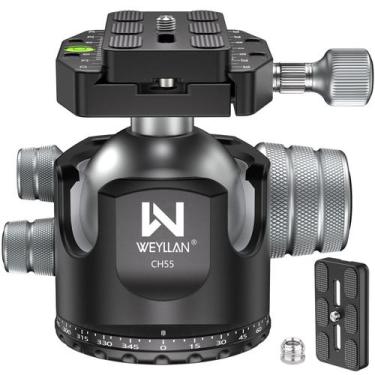 Imagem de Cabeça esférica de tripé WEYLLAN CH55 Low Profile 55 mm 40 kg de carga