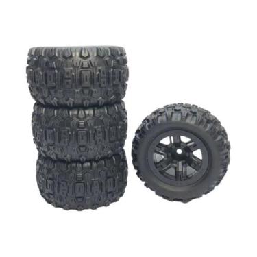 Imagem de Pneus De Neve E Areia 4 Peças Para Carros RC Off-road Wltoys 1/14 1/16