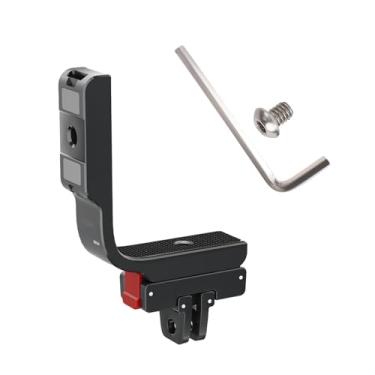 Imagem de NATEFEMIN Adaptador magnético de liberação rápida, suporte vertical horizontal para vlogging, adaptador de câmera esportiva com adaptador de conexão de parafuso de 1/10.2 cm para DJI OSMO 360