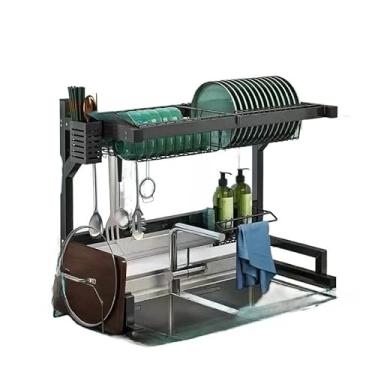 Imagem de 85cm Escorredor De Louça Suspenso Boutique Kitchen Rack Aço Inoxidável Organizador Louça Qualidade (Único - largura 65cm)