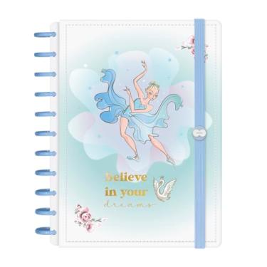 Imagem de Caderno de Disco Inteligente Iscool G+ Voalá Princesas Believe