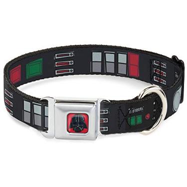 Imagem de Coleira de cachorro fivela de cinto de segurança Star Wars Darth Vader Utility Belt Bounding3 preto cinza vermelho 33 a 45 cm de largura