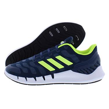 Imagem de adidas Tênis de corrida unissex Climacool Ventania Trail, Azul-marinho/amarelo, 11 Women/9.5 Men