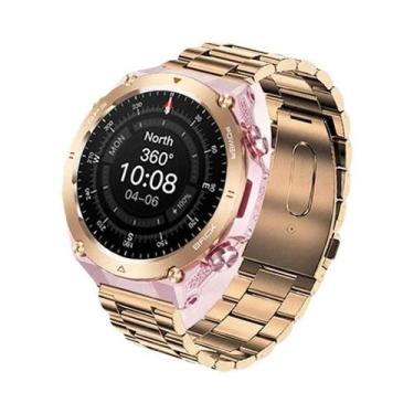 Imagem de Relógio Inteligente Militar Masculino GPS 2025 T Rex 3 AMOLED 650mAh À