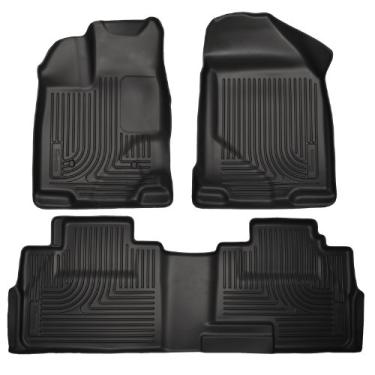 Imagem de Husky Liners 99761 serve para Ford Edge 2007-14, Lincoln MKX Weatherbeater dianteiro e 2º assento, preto