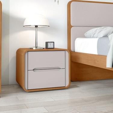 Imagem de Mesa de Cabeceira 2 Gavetas MDF Loop Lopas