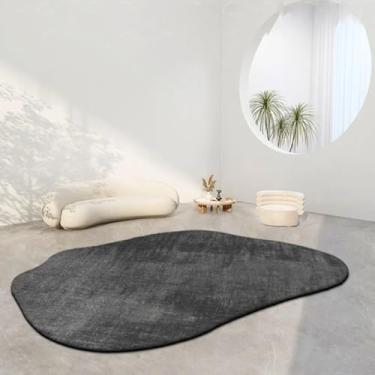 Imagem de Tapetes ovais para sala de estar, quarto infantil, tapete macio e fofo de cabeceira, tapetes curtos e felpudos para áreas grandes (entre em contato conosco/TS038-Flannel-9)