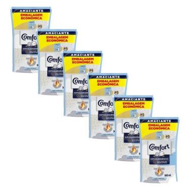Imagem de Kit 6 Refil Amaciante Concentrado Comfort Puro Cuidado 900ml