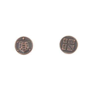 Imagem de The Broken Token - Ancient Greek Copper Coins - 15mm Metal Novelty Coins - Historical Cosplay Props and TTRPG Game Pieces - Pack of 18
