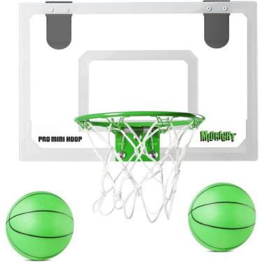 Imagem de Cesta de basquete AOKESI Mini portátil para uso interno que brilha no 