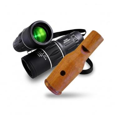 Imagem de Apito De Madeira Jaó Modelo 30 + Luneta Observação de Pássaros