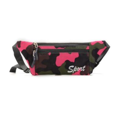 Imagem de Pochetes para mulheres e homens, alça ajustável sem balanço, corrida, viagem, caminhada, esportes, Vermelho, Pochete