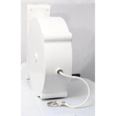 Imagem de Varal Retratil, Varal de Roupas Retrátil 30 Metros Corda Resistente Forte(branco)