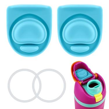 Imagem de 4 peças de anel de vedação de garrafa e tampa de substituição para Owala FreeSip 538 g 680 g 947 g 1,134 g, peças de tampa de garrafa de água anel de silicone, acessórios de vedação de tampa, sem BPA
