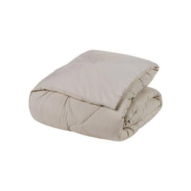Imagem de Edredom 1 Peça Queen Percal 200 Fios Unique 100% Poliéster - Avelã