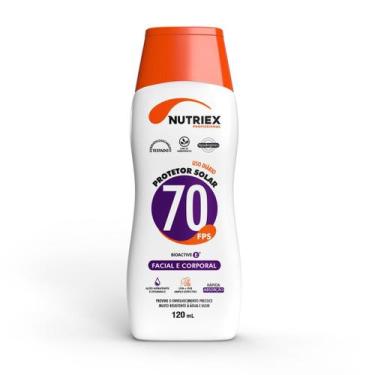 Imagem de Protetor Solar FPS70 facial e corporal Nutriex 120ml 64790