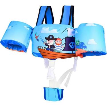 Imagem de Colete de natação infantil Kulahlik Floaties 10-30 kg com arnês