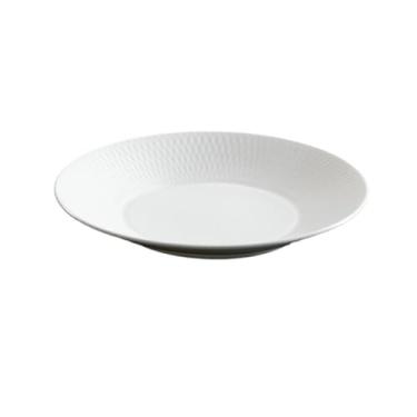 Imagem de Pratos coloridos de cerâmica em relevo sob o esmalte são requintados e resistentes a altas temperaturas - pratos de sopa de 21,6 cm para uso doméstico.