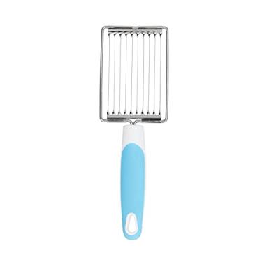 Imagem de Cortador de carne de almoço de aço inoxidável, ferramenta de fatiar com alça antiderrapante, para carne enlatada, queijo, frutas (01)
